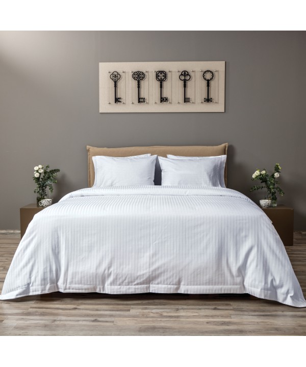 APHRODITE 300 (1CM STRIPE)100%COMBED COTTON SATIN 300TC(ΚΛΩΣΤΕΣ) ΒΑΡΟΥΣ 160GR/M² Σεντόνια Ξενοδοχείου
